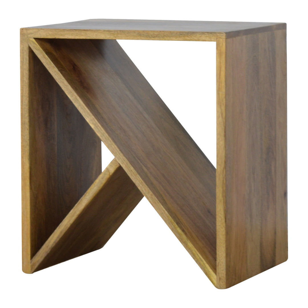 Geometric Library Side Table-2