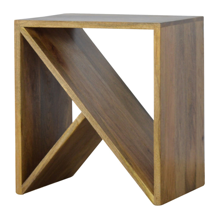 Geometric Library Side Table-2