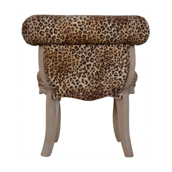 bulk Leopard Print Studded Chair for resale