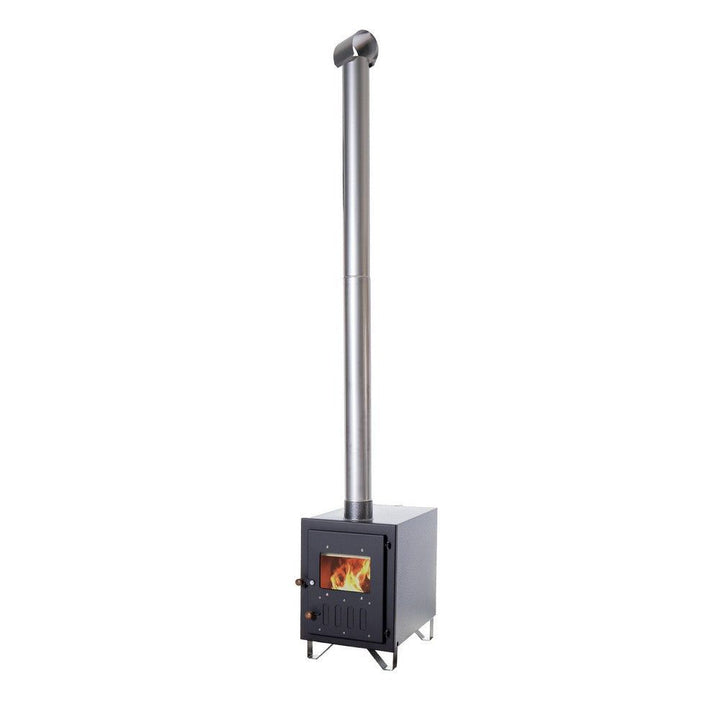 PW-SPA Vedkamin till Badtunna 45 kW / Med glaslucka SKU PLW-PLS610W EAN