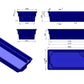 Glasfiberpool Fegen 6,50m x 3,00m x 1,50m