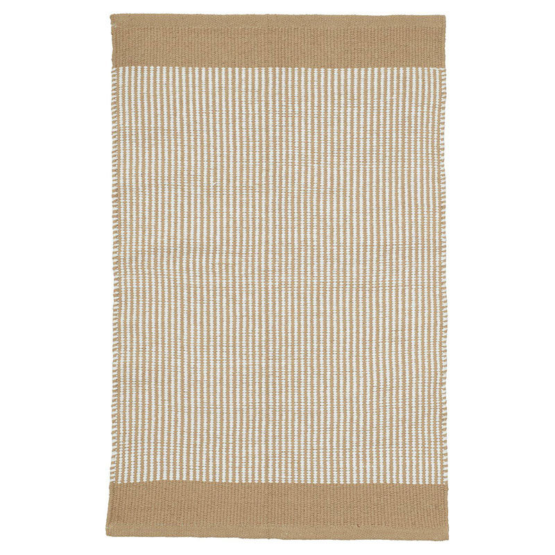 Svanefors Stripe bomullsmatta iskaffe 70×240 cm
