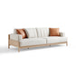 Sunrise Cream 4-seater Sofa with 3 Cushions Set-4