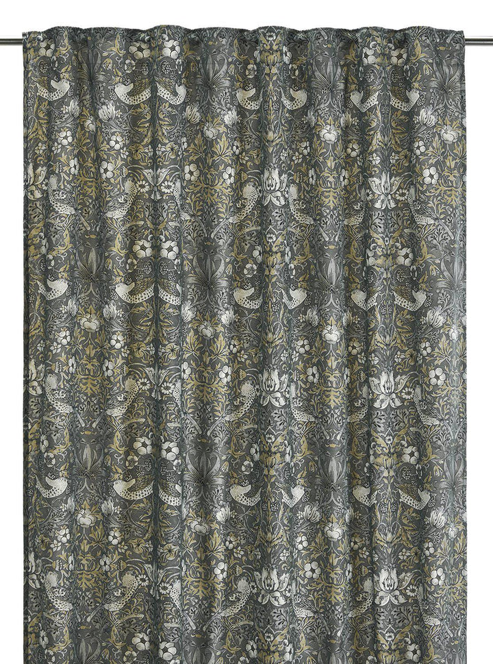 Svanefors Vilja gardin 2-pack Grå 130×250 cm
