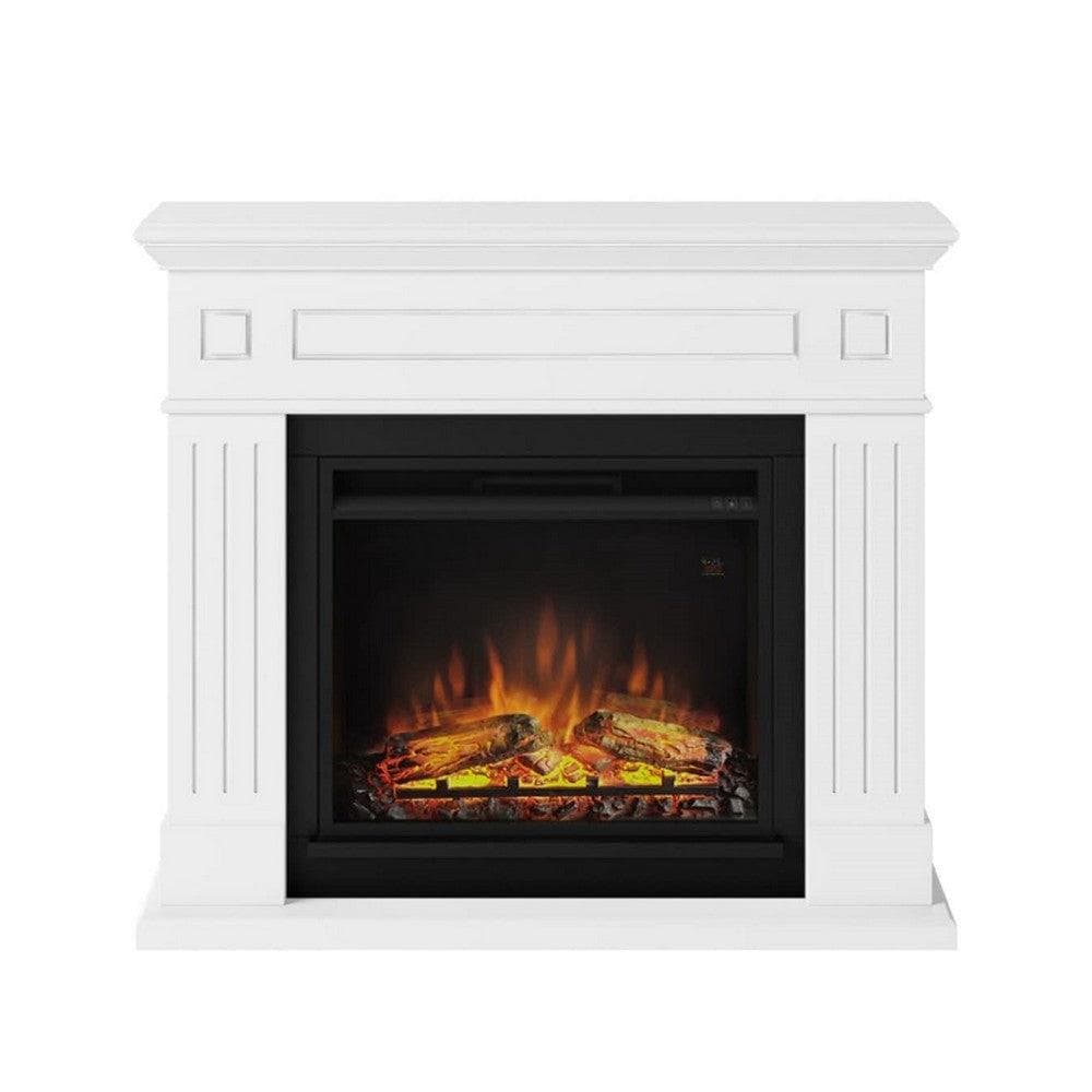 Tagu Elektrisk Kamin Larsen Vit SKU KAM-FM462-WH1 EAN 5949096089146