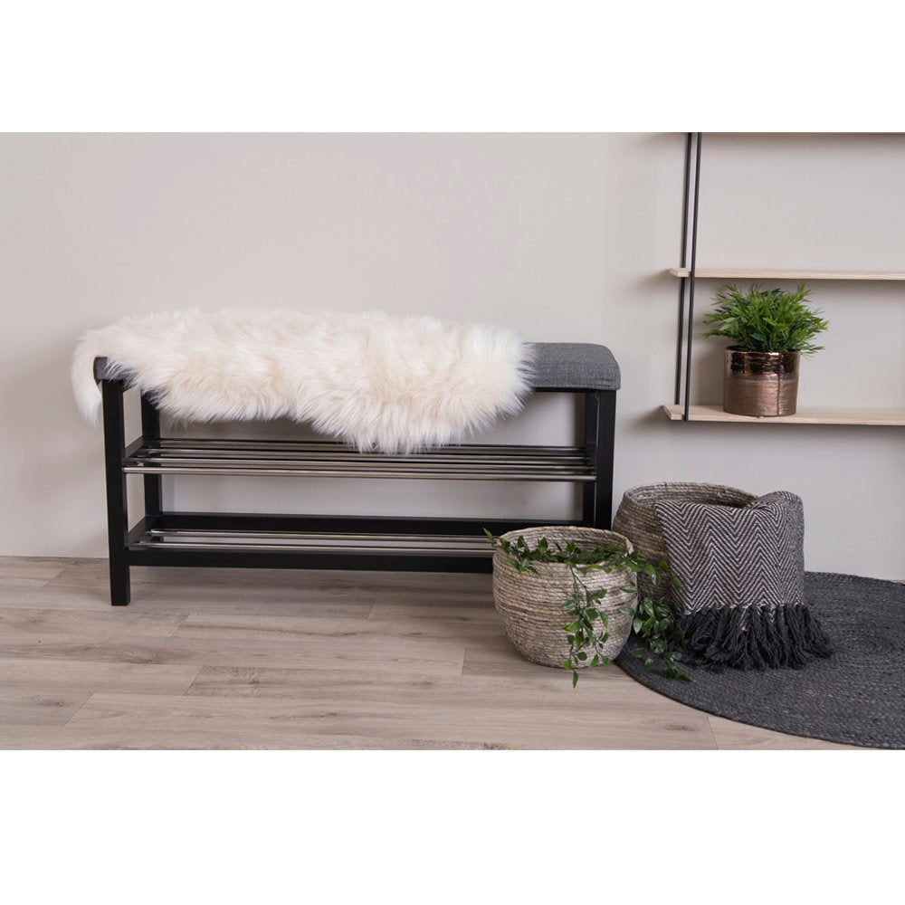 House Nordic konstgjort lammskinn ivory 85×50 cm