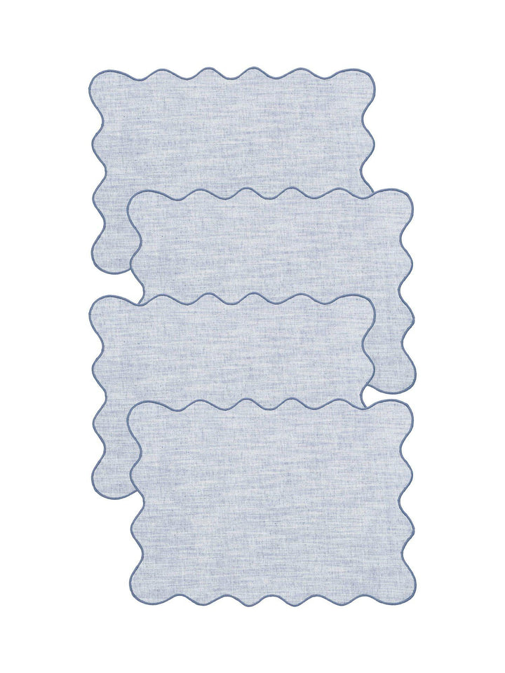 Svanefors Sabina bordstabletter Denim 35×45 cm 4-pack