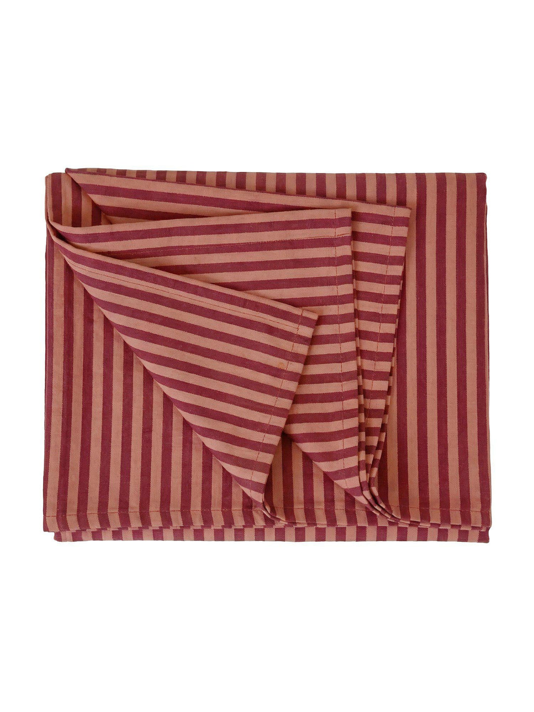 Svanefors Tuva bordsduk Vinröd 145×250 cm – detalj