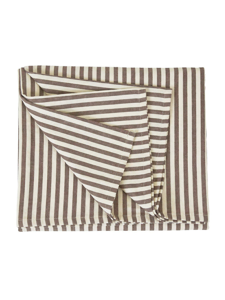 Svanefors Tuva bordsduk Brun 145×250 cm – detalj