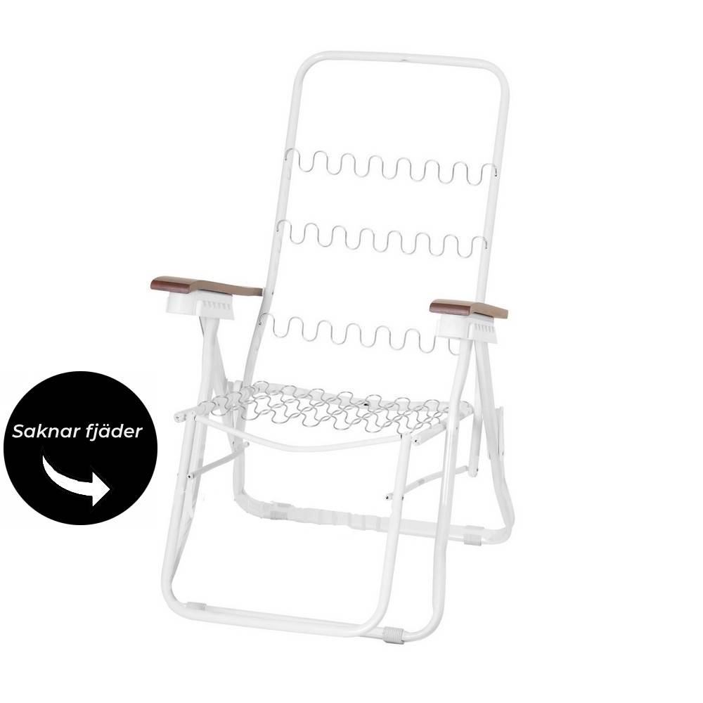 Varax Trädgårdsstol Baden Baden - Outlet Saknar fjäder / Vit / Utan dyna SKU VAR-3281-OUTLET-2 EAN