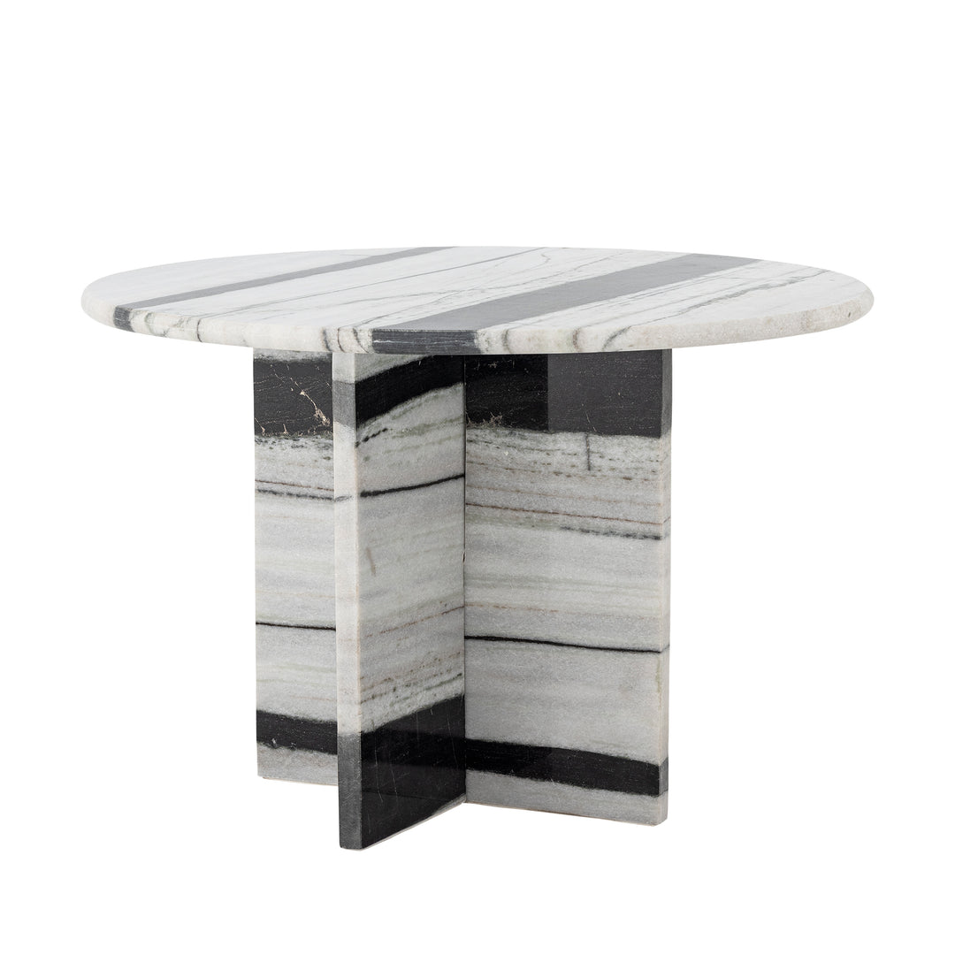 Bloomingville Rosito runt vitt marmorsoffbord Ø61 cm