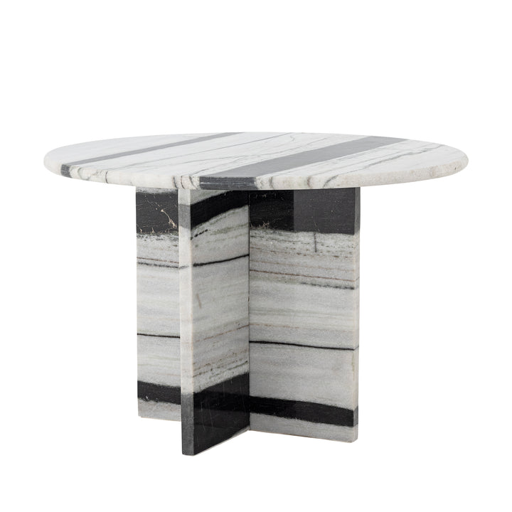 Bloomingville Rosito runt vitt marmorsoffbord Ø61 cm