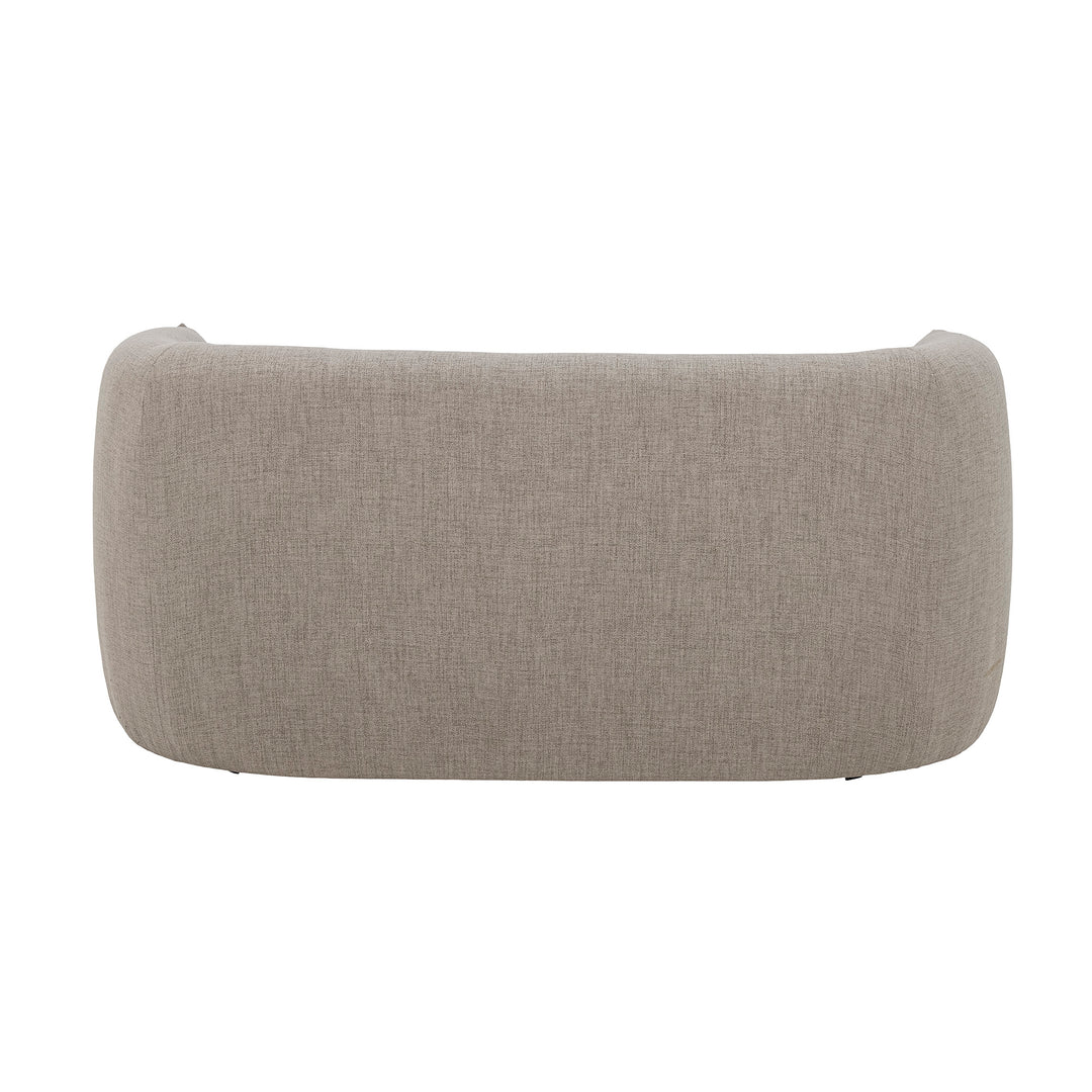 Bloomingville Bacio naturbeige tvåsitssoffa – baksidan