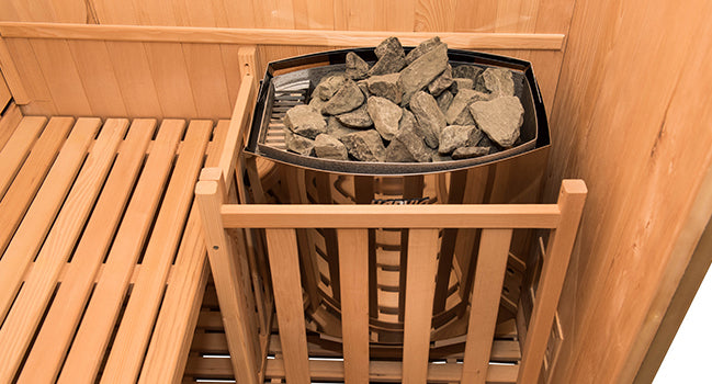Sauna Vapeur ZEN Angulaire - 3 Personer bastu