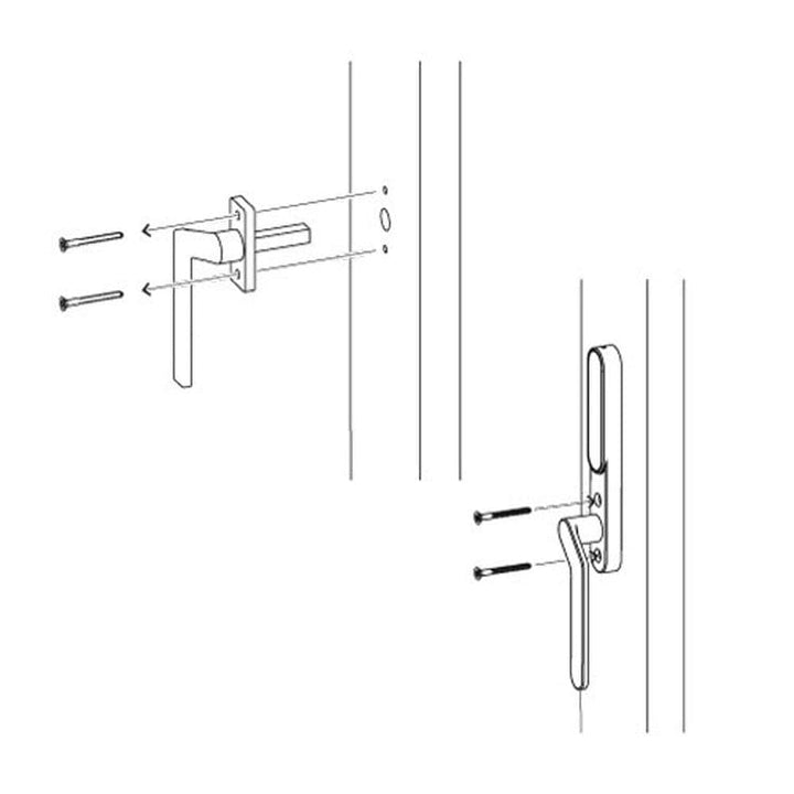 SecuYou Fönster/Fönsterdörrhandtag Smart Lock SKU EAN