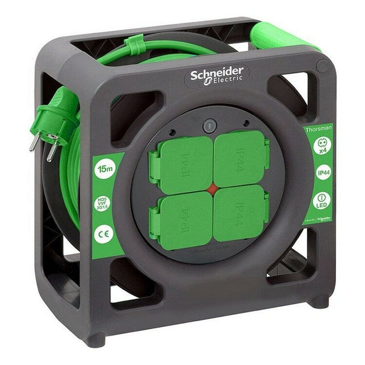 Schneider Kabelvinda Thorsman 15m 3G1.5 IP44 SKU SOL-2405122 EAN 3606481374875