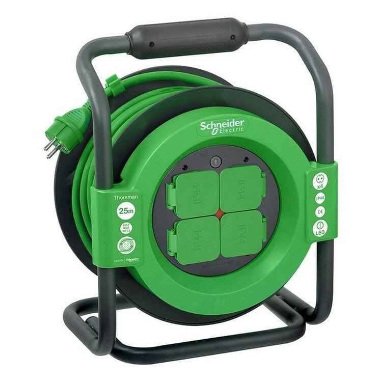 Schneider Kabelvinda Thorsman 25m 3G1.5 IP44 SKU SOL-2405128 EAN 3606481374981
