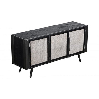 NovaSolo Tv-Bänk Nordic Mindi Rattan 3 Dörrar SKU NOV-MD RT 19052 EAN 8994921003436