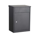 Allux Paketbrevlåda 500 Antracit / Ruko lås SKU JUL-F54507 EAN 5701701545078