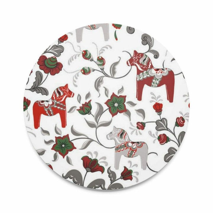 Arvidssons Textil Grytunderlägg Leksand Rund Vit SKU ARV-3761-67-06-22 EAN 7394094269003