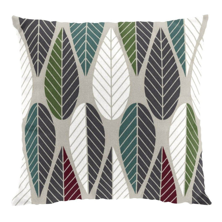 Arvidssons Textil Kuddfodral Blader Turkos SKU ARV-2336-62-01-72 EAN 7394094224026