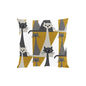 Arvidssons Textil Kuddfodral Kitty Gul SKU ARV-2675-62-01-07 EAN 7394094244628