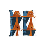 Arvidssons Textil Kuddfodral Kitty Blå SKU ARV-2675-62-01-26 EAN 7394094251329