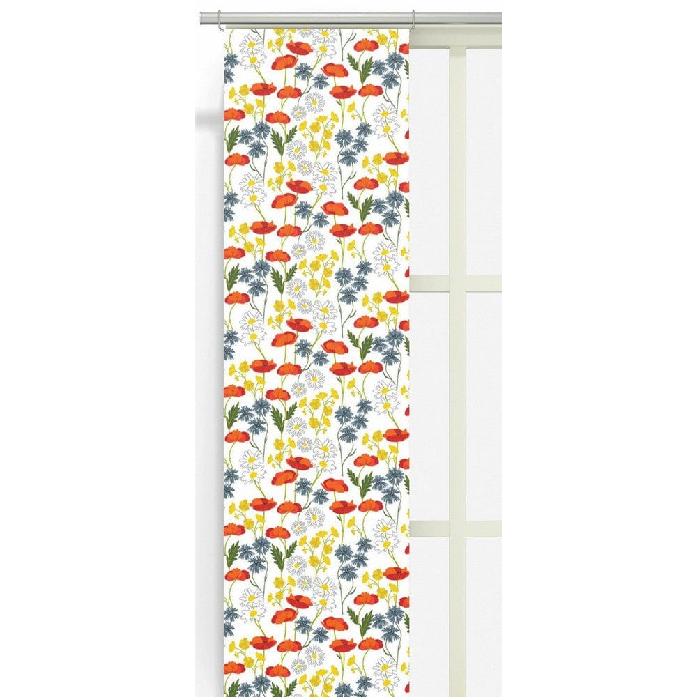 Arvidssons Textil Panelgardin Ängsblommor 2-pack Vit SKU ARV-2793-09-02-05 EAN 7394094255396