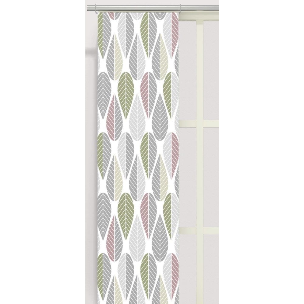 Arvidssons Textil Panelgardin Blader 2-pack Rosa SKU ARV-2336-09-02-13 EAN 7394094223890