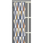 Arvidssons Textil Panelgardin Blader 2-pack Orange SKU ARV-2336-09-02-20 EAN 7394094234537