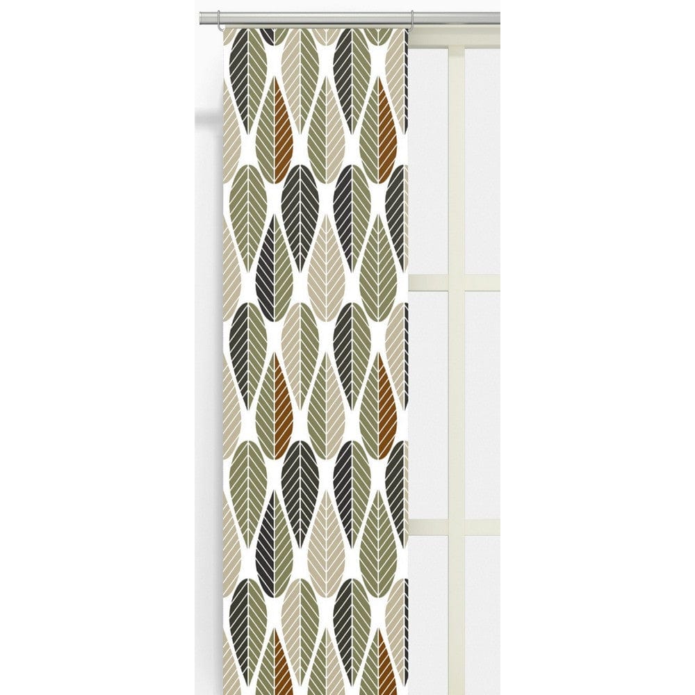 Arvidssons Textil Panelgardin Blader 2-pack Beige SKU ARV-2336-09-02-58 EAN 7394094258182