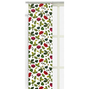 Arvidssons Textil Panelgardin Blommor & Blad 2-pack Grön SKU ARV-2887-09-02-18 EAN 7394094267375