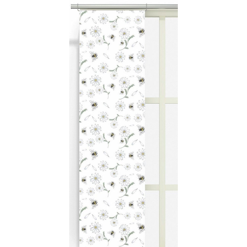 Arvidssons Textil Panelgardin Blomstersurr 2-pack Vit SKU ARV-2857-09-02-05 EAN 7394094264039