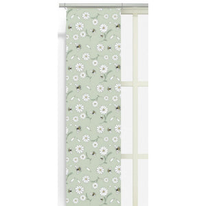 Arvidssons Textil Panelgardin Blomstersurr 2-pack Grön SKU ARV-2857-09-02-08 EAN 7394094264046