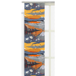 Arvidssons Textil Panelgardin Fjällvandring 2-pack Orange SKU ARV-2724-09-02-06 EAN 7394094250339