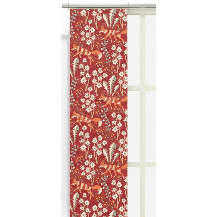 Arvidssons Textil Panelgardin Stjärnspeja 2-pack Röd SKU ARV-2898-09-02-52 EAN 7394094268365