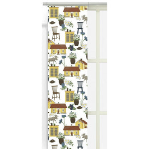 Arvidssons Textil Panelgardin Strövtåg 2-pack Gul SKU ARV-2794-09-02-07 EAN 7394094266828