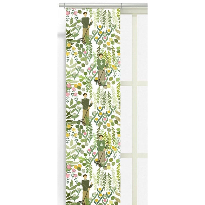 Arvidssons Textil Panelgardin Trädgård 2-pack Ljusgrön SKU ARV-2502-09-02-18 EAN 7394094263124