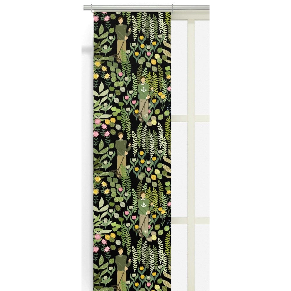 Arvidssons Textil Panelgardin Trädgård 2-pack Mörkgrön SKU ARV-2502-09-02-78 EAN 7394094263131