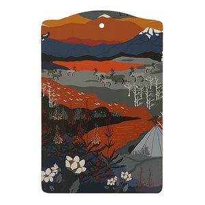 Arvidssons Textil Serveringsbräda Fjällvandring Orange SKU ARV-2724-67-07-06 EAN 7394094253668
