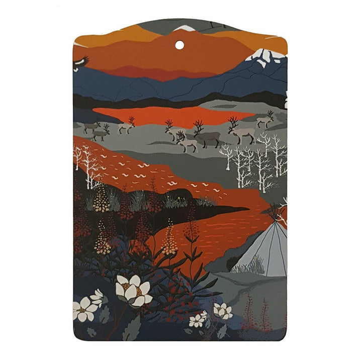 Arvidssons Textil Serveringsbräda Fjällvandring Orange SKU ARV-2724-67-07-06 EAN 7394094253668