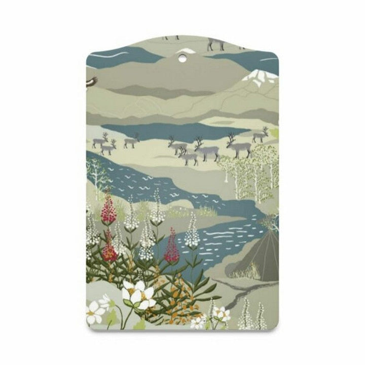 Arvidssons Textil Serveringsbräda Fjällvandring Turkos SKU ARV-2724-67-07-38 EAN 7394094262974