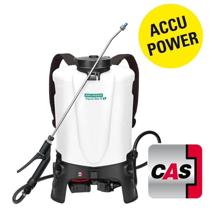 Birchmeier Ryggspruta Organic Star 15 Accu inkl batteri och laddare SKU ASP-12098101 EAN 7611034011776