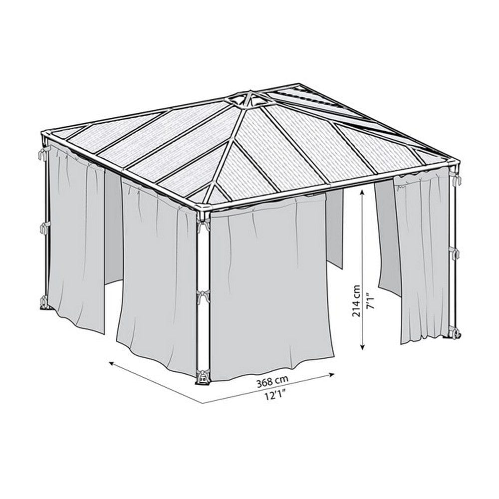 Canopia Myggnät till Paviljong Palermo &amp; Martinique SKU NSH-540-048 EAN 7290108130751