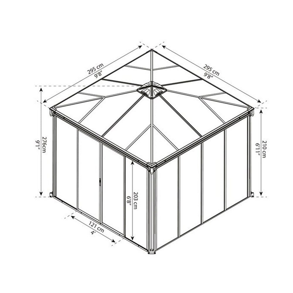 Canopia Paviljong Ledro 3000 SKU NSH-540-097 EAN 7290108136524