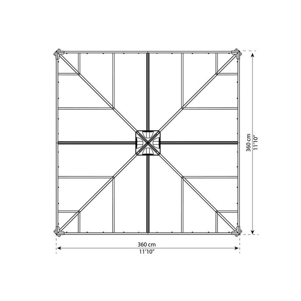 Canopia Paviljong Ledro 3600 SKU NSH-540-098 EAN 7290108136531