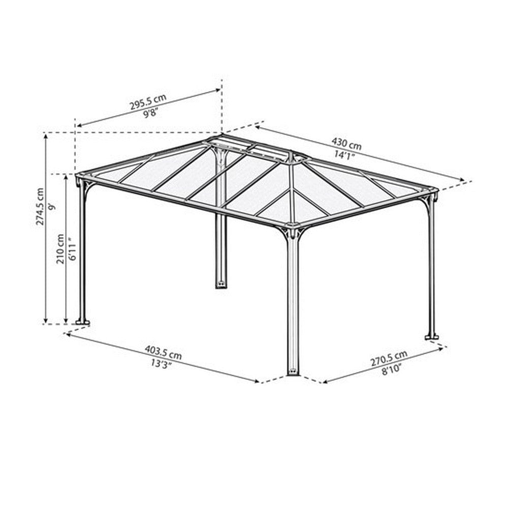 Canopia Paviljong Martinique 4300 SKU NSH-540-054 EAN 7290108130249