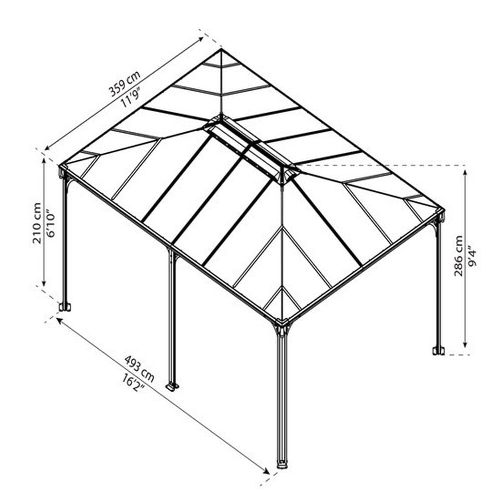 Canopia Paviljong Martinique 5000 SKU NSH-540-051 EAN 7290108136234