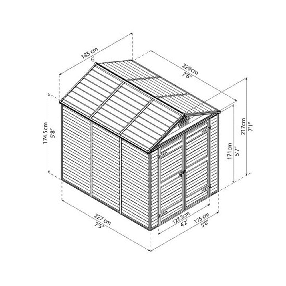 Canopia Skjul Skyllight Pent SKU EAN