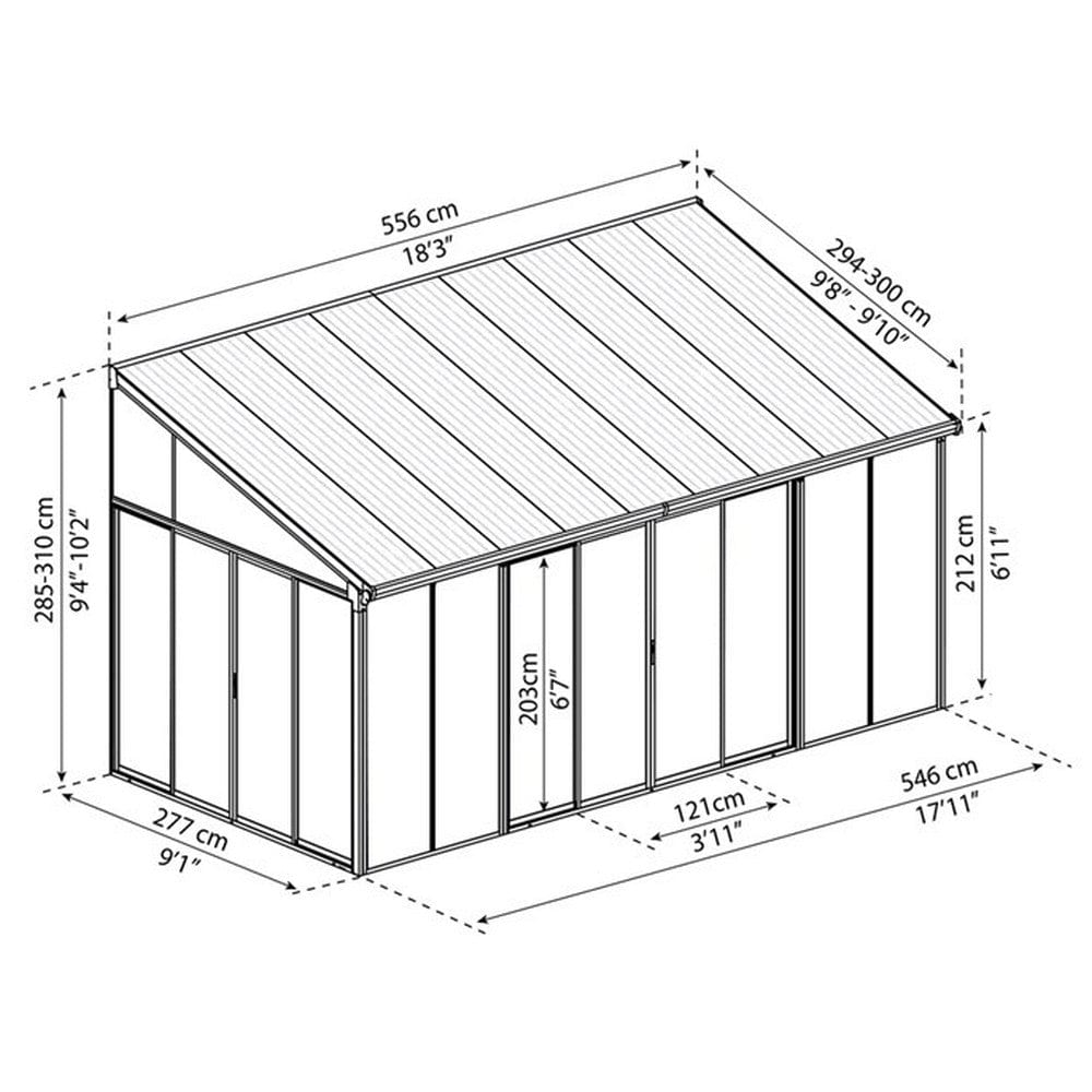 Canopia Uterum SanRemo 3x5,46 m SKU EAN